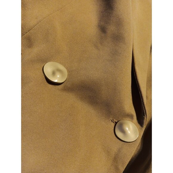 Unique21 Women L 10-12 Elegant Lt Brown Blazer Dress Party Cocktail Office Siren - Picture 6 of 10